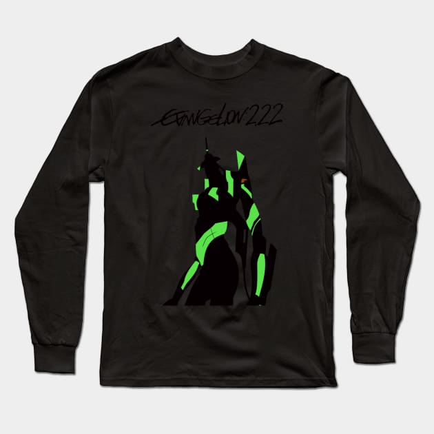 Evangelion 2.22 Minimalist Long Sleeve T-Shirt by KokoroPopShop